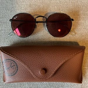 Ray Ban Round Flash Lenses